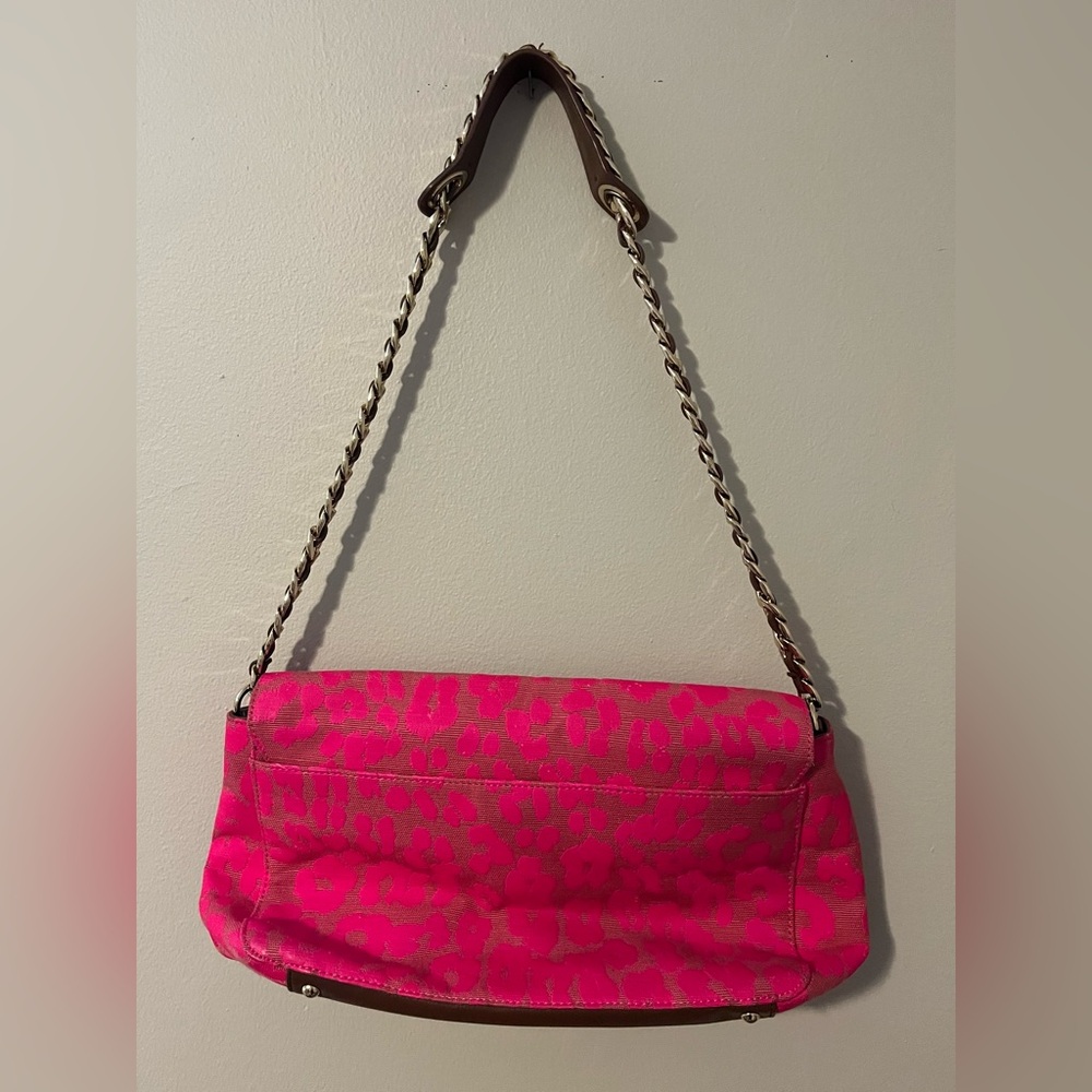 Juicy Couture Pink Leopard Print Shoulder Bag - Picture 2 of 3